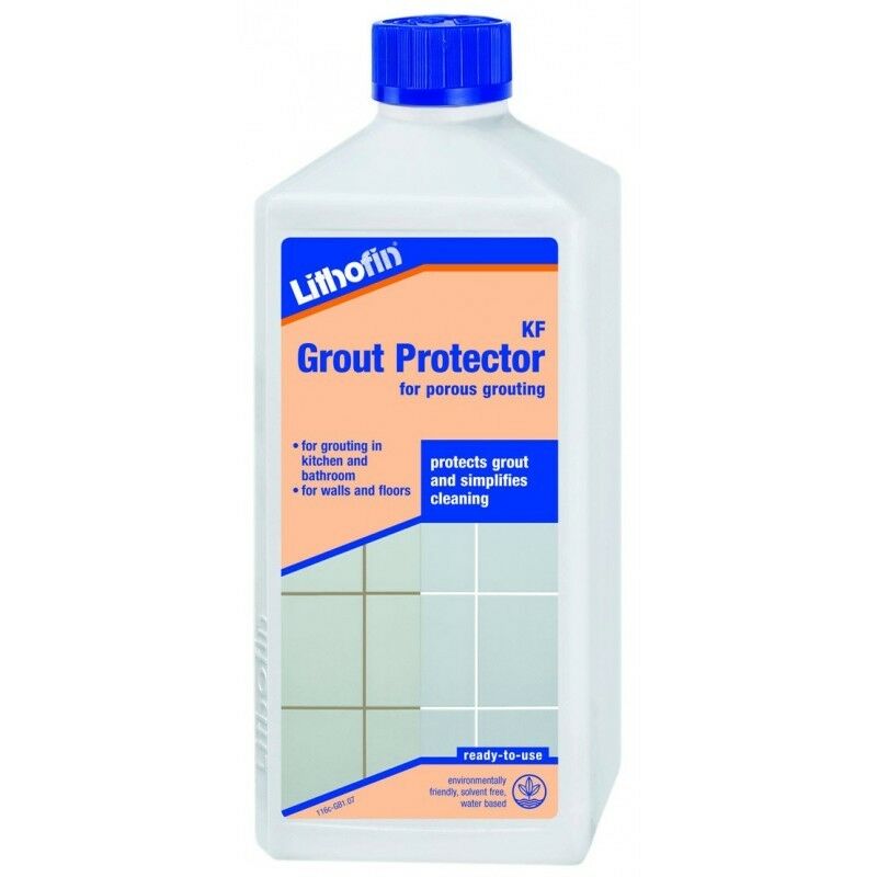 Lithofin KF Grout Protector/Porous Grouting Protects Grout Walls Floors 500ml