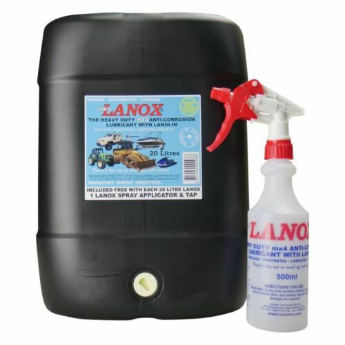 MX4 Lanox Lanolin Lubricant 20L + Free Applicator & Tap