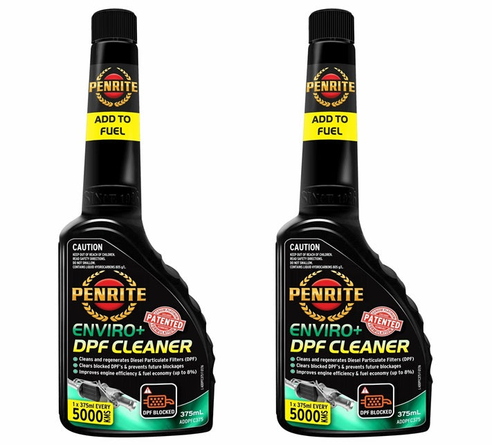 Penrite Enviro+DPF (Diesel Particulate Filters) Cleaner 375mL - ADDPFC375 **Twin Pack** - Chemox