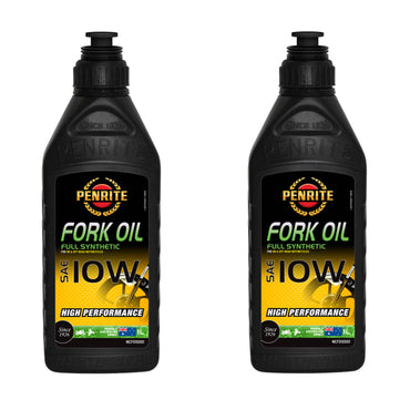 Penrite MC FORK OIL 10 (FULL SYNTHETIC) - 1 Litre MCFO10001 ** Twin Pack ** - Chemox
