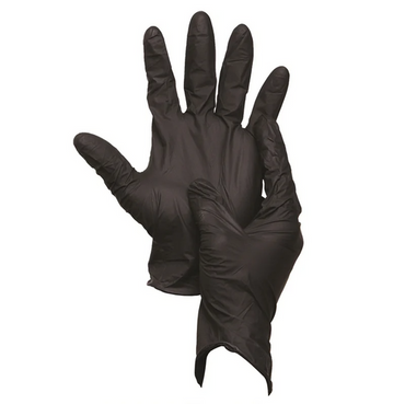 Sabco Nitrile Gloves X-Large Black 100 Pcs