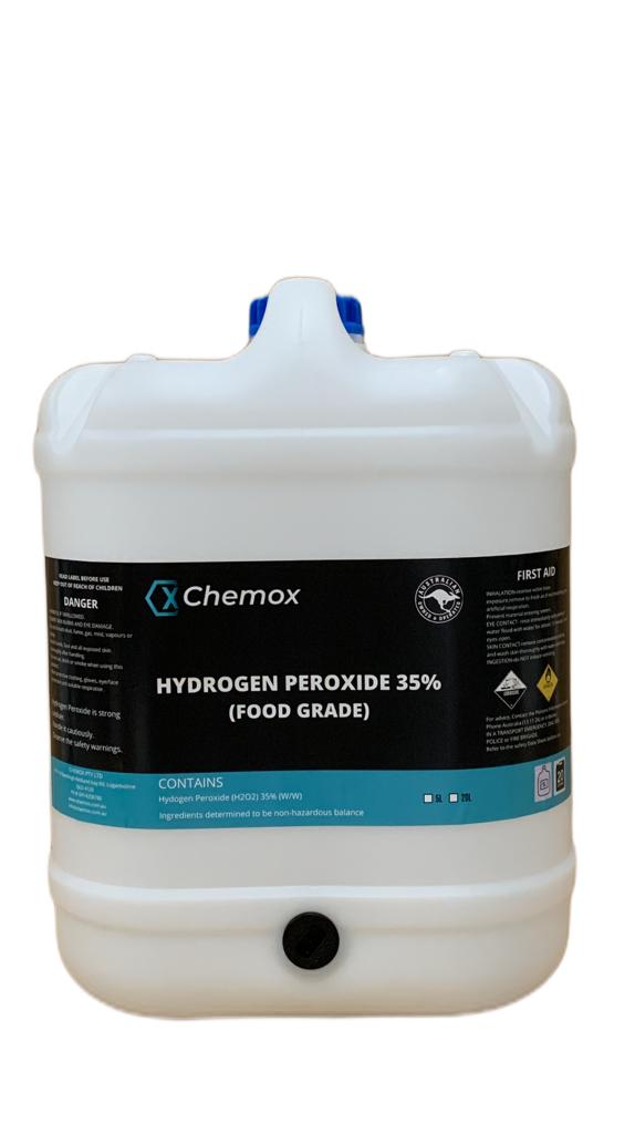 Chemox - Hydrogen Peroxide 35% food Grade (H2O2)20L