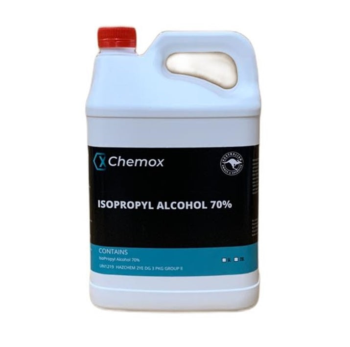 Chemox - 70% Isopropyl Alcohol Isopropanol Rubbing Alcohol 5L
