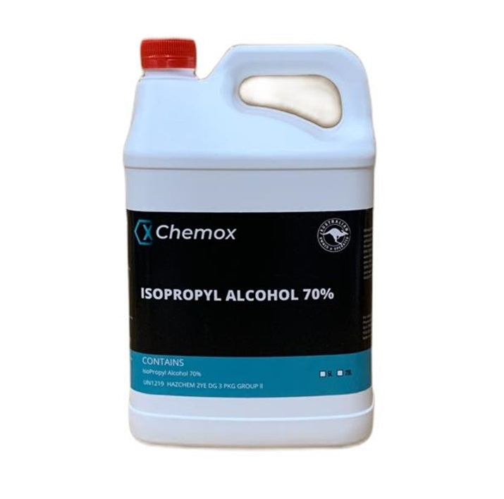 Chemox - Isopropyl Alcohol Isopropanol 70% Rubbing Alcohol 5L