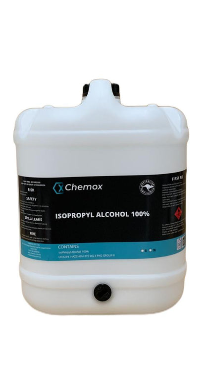 Chemox - Isopropyl Alcohol Isopropanol 100% Alcohol 20L