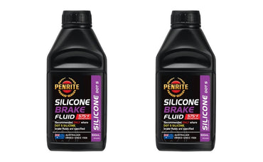 Penrite Silicone Brake Fluid 500ml DOT 5 ** Twin Pack ** - Chemox